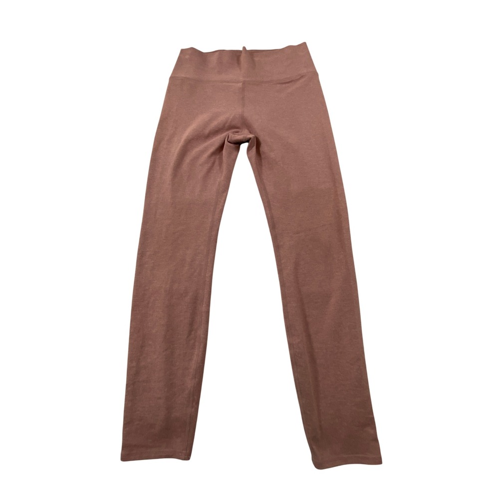 Vuori Leggings Rosewood Heather High Rise Side Zip Pocket Womens